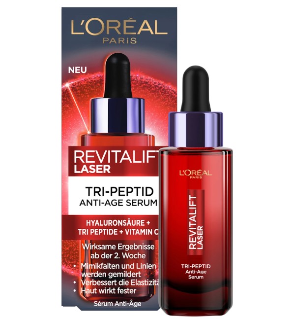 Serum Loreal Revitalift Laser Tri-Peptid Anti-Age chống lão hóa, giảm nếp nhăn, 30ml Serum Loreal Revitalift Laser Tri-Peptid Anti-Age chống lão hóa, giảm nếp nhăn, 30ml