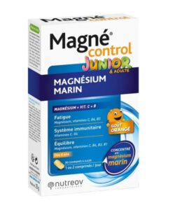 Viên ngậm Nutreov Magné Control Junior & Adultes Magnesium Marine bổ sung magie, 30 viên
