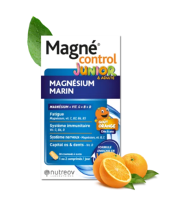Viên ngậm Nutreov Magné Control Junior & Adultes Magnesium Marine bổ sung magie, 30 viên