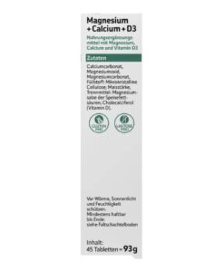 Viên uống altapharma Magnesium + Calcium + D3, 45 viên
