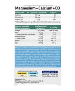 Viên uống altapharma Magnesium + Calcium + D3, 45 viên