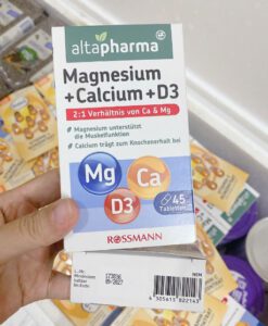 Viên uống altapharma Magnesium + Calcium + D3, 45 viên