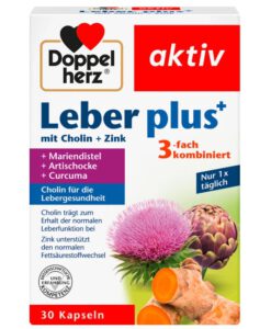 Viên uống bổ gan Doppelherz Leber Plus mát gan, thải độc gan, 30 viên