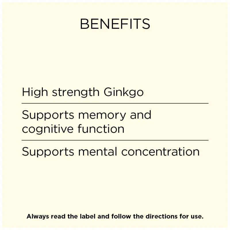 Viên uống bổ não Go Healthy Go Ginkgo 9000 1-A-Day, 60 viên Viên uống bổ não Go Healthy Go Ginkgo 9000 1-A-Day, 60 viên