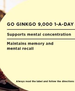 Viên uống bổ não Go Healthy Go Ginkgo 9000 1-A-Day, 60 viên