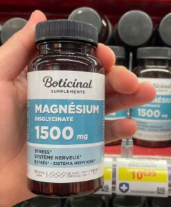 Viên uống Boticinal Magnesium Bisglycinate 1500mg bổ sung magie, 90 viên