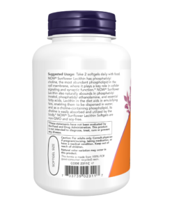Viên uống NOW Sunflower Lecithin 1200 mg chống tắc tia sữa, 100 viên