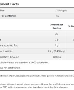 Viên uống NOW Sunflower Lecithin 1200 mg chống tắc tia sữa, 100 viên