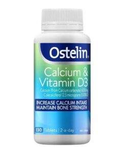 Viên uống Ostelin Calcium & Vitamin D3 bổ sung canxi và vitamin D3, 130 viên