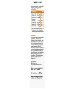 Viên uống taxofit Vitamin B-Komplex bổ sung vitamin nhóm B, 40 viên