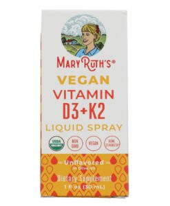 Vitamin D3 K2 hữu cơ Maryruth's Vegan Vitamin D3 + K2 Liquid Spray, 30ml