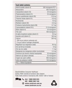 Vitamin tổng hợp cho nam Centrum For Men, 90 viên