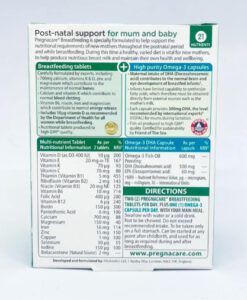 Vitamin tổng hợp Vitabiotics Pregnacare Breast-Feeding cho phụ nữ sau sinh và cho con bú, 84 viên