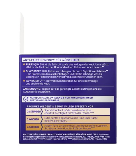 Bộ kem dưỡng da Nivea Q10 Anti-Falten Energy ngày đêm, 2x50 ml Bộ kem dưỡng da Nivea Q10 Anti-Falten Energy ngày đêm, 2x50 ml
