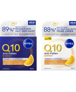 Bộ kem dưỡng da Nivea Q10 Anti-Falten Energy ngày đêm, 2x50 ml