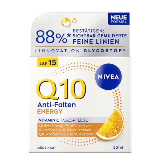 Bộ kem dưỡng da Nivea Q10 Anti-Falten Energy ngày đêm, 2x50 ml Bộ kem dưỡng da Nivea Q10 Anti-Falten Energy ngày đêm, 2x50 ml