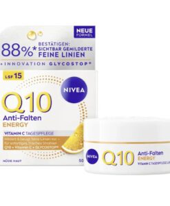 Bộ kem dưỡng da Nivea Q10 Anti-Falten Energy ngày đêm, 2x50 ml