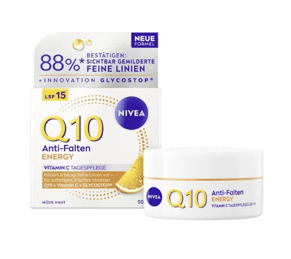 Bộ kem dưỡng da Nivea Q10 Anti-Falten Energy ngày đêm, 2x50 ml Bộ kem dưỡng da Nivea Q10 Anti-Falten Energy ngày đêm, 2x50 ml