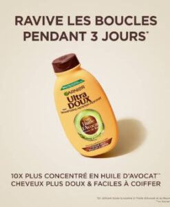 Cặp gội xả Garnier Ultra Doux Huile d’Avocat & Beurre de Karité cho tóc rất khô và xoăn cứng, 250+200ml