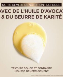 Cặp gội xả Garnier Ultra Doux Huile d’Avocat & Beurre de Karité cho tóc rất khô và xoăn cứng, 250+200ml