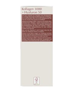 Collagen uống altapharma Kollagen 3000 + Hyaluron 50 làm đẹp và trẻ hóa làn da, 20 gói