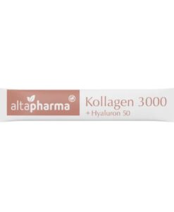 Collagen uống altapharma Kollagen 3000 + Hyaluron 50 làm đẹp và trẻ hóa làn da, 20 gói