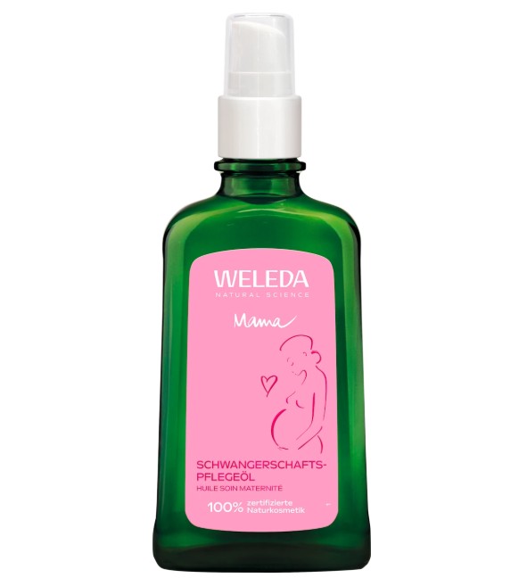 Dầu dưỡng da Weleda Mama Schwangerschafts-Pflegeöl massage chống rạn da bà bầu, 100ml Dầu dưỡng da Weleda Mama Schwangerschafts-Pflegeöl massage chống rạn da bà bầu, 100ml