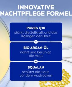 Kem dưỡng da Nivea Q10 Anti-Falten Extra Reichhaltige Nachtpflege ban đêm cho da rất khô, 50ml