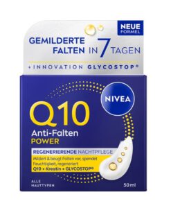 Kem dưỡng da Nivea Q10 Anti-Falten Power Regenerierend ban đêm, 50 ml