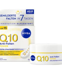 Kem dưỡng da NIVEA Q10 Anti-Falten Power Straffend LSF 15 ban ngày, 50 ml