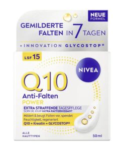 Kem dưỡng da NIVEA Q10 Anti-Falten Power Straffend LSF 15 ban ngày, 50 ml