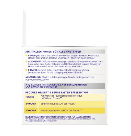 Kem dưỡng da NIVEA Q10 Anti-Falten Power Straffend LSF 30 ban ngày, 50 ml Kem dưỡng da NIVEA Q10 Anti-Falten Power Straffend LSF 30 ban ngày, 50 ml