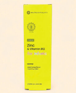 Kẽm giọt hữu cơ Nutrivitality Zinc & Vitamin B12 tăng đề kháng cho trẻ từ sơ sinh, 30ml