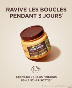 Kem ủ tóc Garnier Ultra Doux Huile d’Avocat & Beurre de Karité cho tóc rất khô và xoăn cứng, 340ml