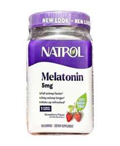 Kẹo dẻo hỗ trợ ngủ ngon Natrol Melatonin 5mg Gummies, 180 viên