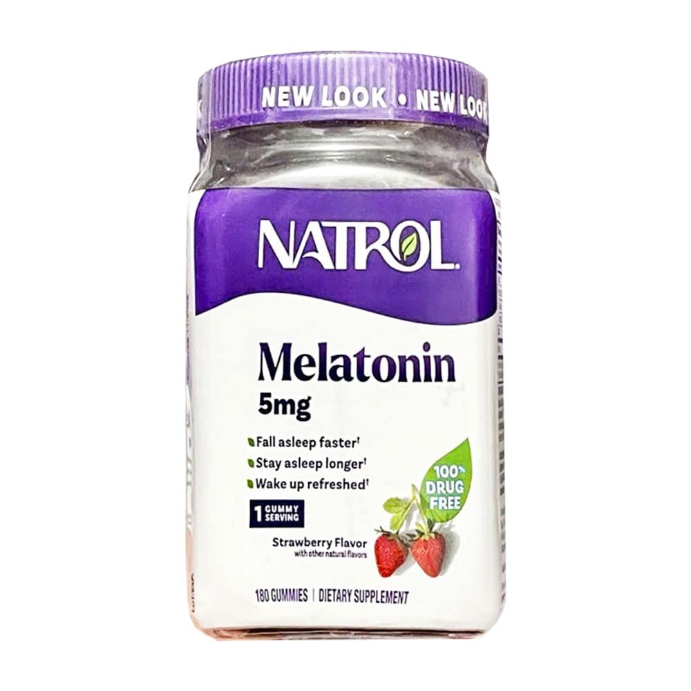 Kẹo dẻo hỗ trợ ngủ ngon Natrol Melatonin 5mg Gummies, 180 viên Kẹo dẻo hỗ trợ ngủ ngon Natrol Melatonin 5mg Gummies, 180 viên