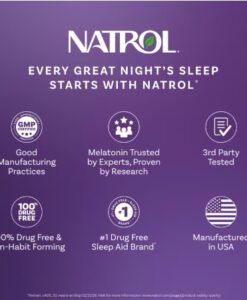 Kẹo dẻo hỗ trợ ngủ ngon Natrol Melatonin 5mg Gummies, 90 viên
