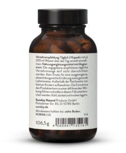 Magie hữu cơ Sunday Natural Magnesium Glycinate Depot 150mg, 120 viên