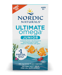 Nordic Naturals Ultimate Omega Junior bổ sung DHA cho trẻ em từ 6 tuổi, 120 viên