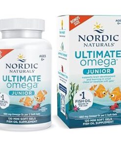 Nordic Naturals Ultimate Omega Junior bổ sung DHA cho trẻ em từ 6 tuổi, 120 viên