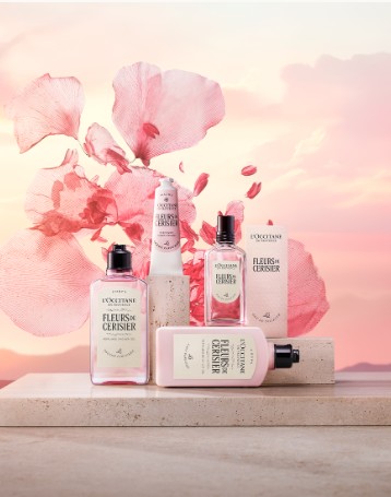 Sữa tắm L'Occitane Fleurs de Cerisier Douche Parfumé hương hoa anh đào, 250ml Sữa tắm L'Occitane Fleurs de Cerisier Douche Parfumé hương hoa anh đào, 250ml