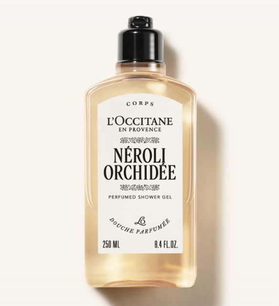Sữa tắm L'Occitane Néroli & Orchidée Douche Parfumé hương hoa lan và hoa cam, 250ml Sữa tắm L'Occitane Néroli & Orchidée Douche Parfumé hương hoa lan và hoa cam, 250ml