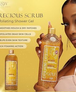 Sữa tắm tẩy da chết F&W Exfoliating Exfoliant GOLD, 940ml
