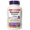 Viên uống bổ sung magie Webber Naturals Magnesium Bisglycinate 200mg, 60 viên