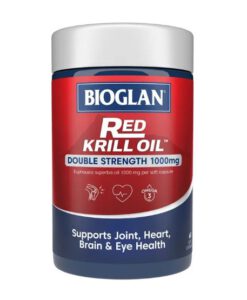 Viên uống dầu nhuyễn thể Bioglan Red Krill Oil Double Strength 1000mg, 60 viên