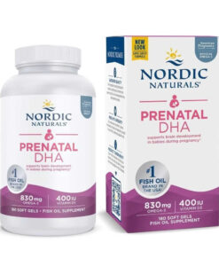 Viên uống DHA bà bầu Nordic Naturals Prenatal DHA, 180 viên