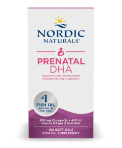 Viên uống DHA bà bầu Nordic Naturals Prenatal DHA, 180 viên