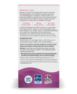Viên uống DHA bà bầu Nordic Naturals Prenatal DHA, 180 viên