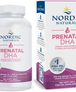 Viên uống DHA bà bầu Nordic Naturals Prenatal DHA, 180 viên