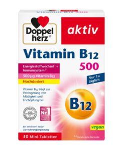 Viên uống Doppelherz Vitamin B12 500 Depot, 30 viên
